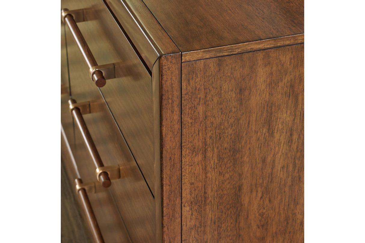 Lyncott Brown Dresser and Mirror from Ashley - Luna Furniture