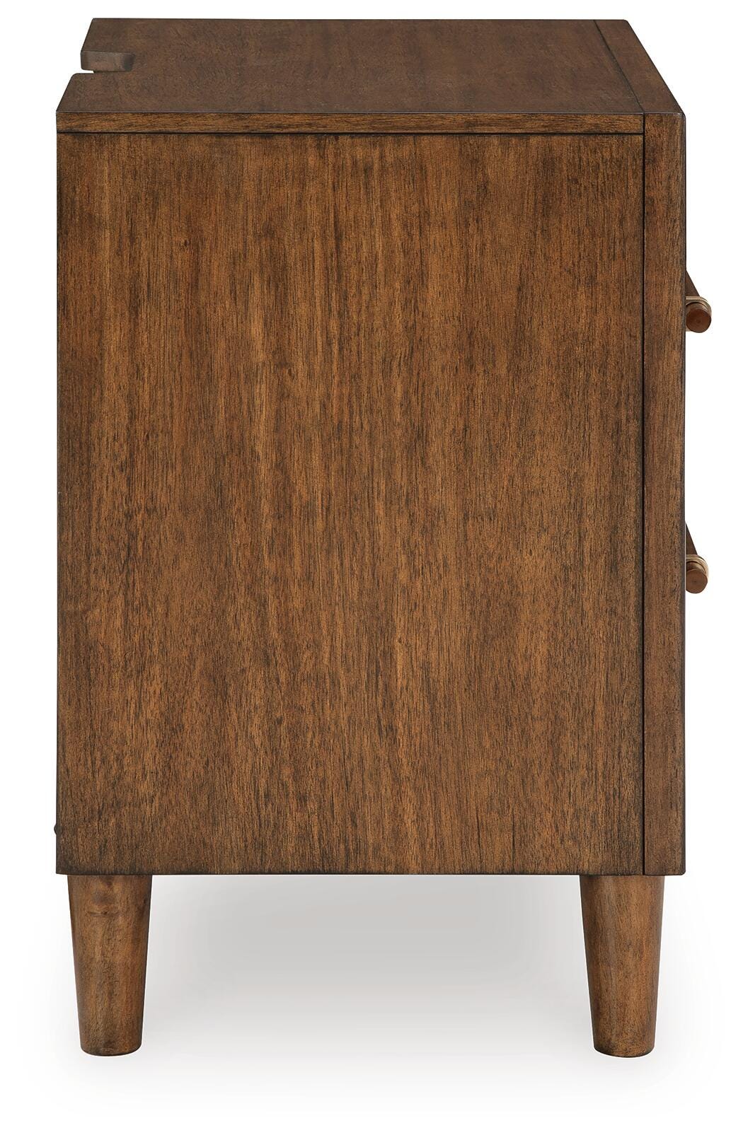 Lyncott Brown/Beige Queen Upholstered Bed, Dresser, Mirror and 2 Nightstands from Ashley Furniture - Luna Furniture