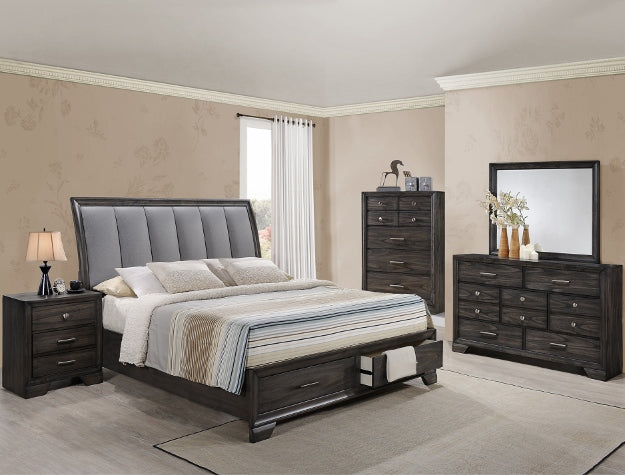 Jaymes Gray Bedroom Mirror (Mirror Only) from Crown Mark - Luna Furniture
