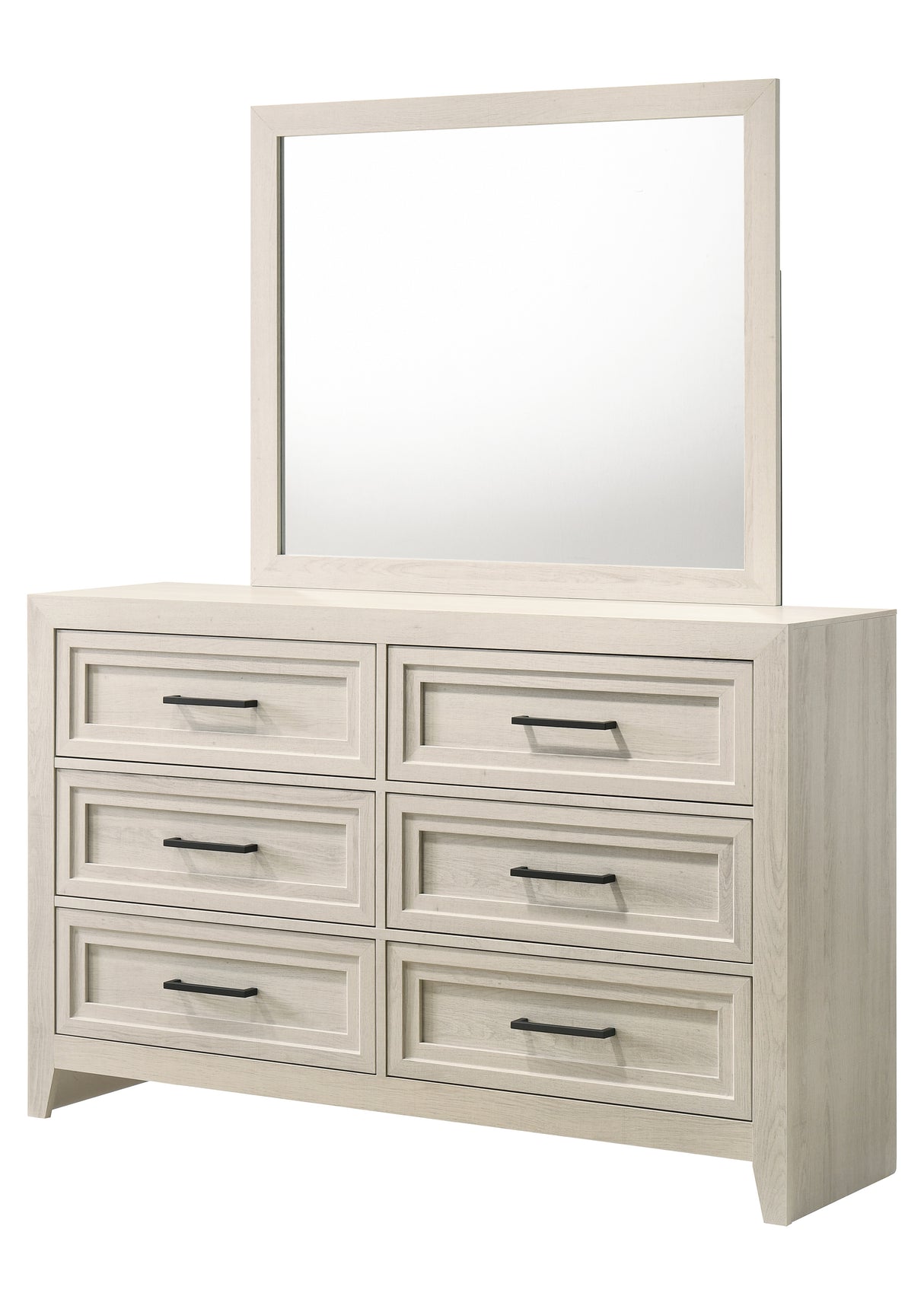 Lorraine Antique White Bedroom Mirror (Mirror Only) from Crown Mark - Luna Furniture