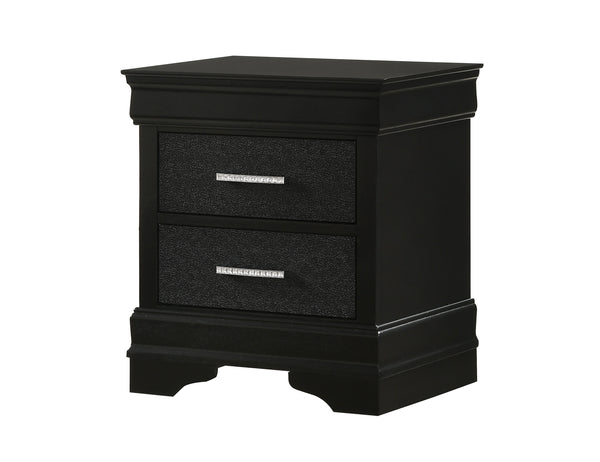 Amalia Black Nightstand