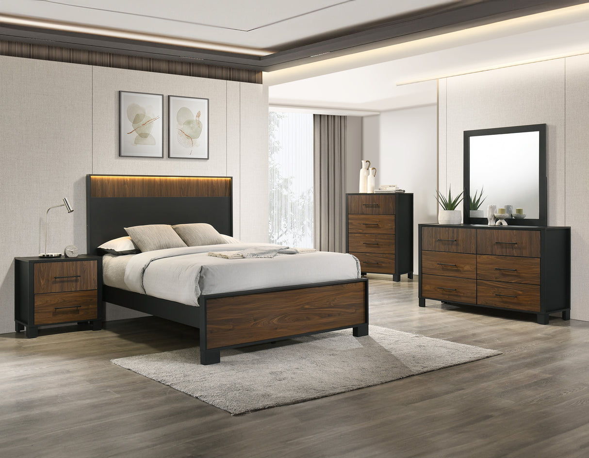 Nemy Brown Bedroom Set from Crown Mark - Luna Furniture