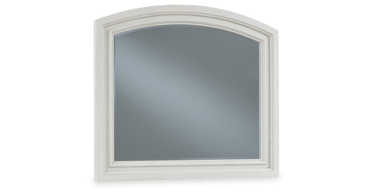 Robbinsdale Antique White Bedroom Mirror (Mirror Only) from Ashley - Luna Furniture
