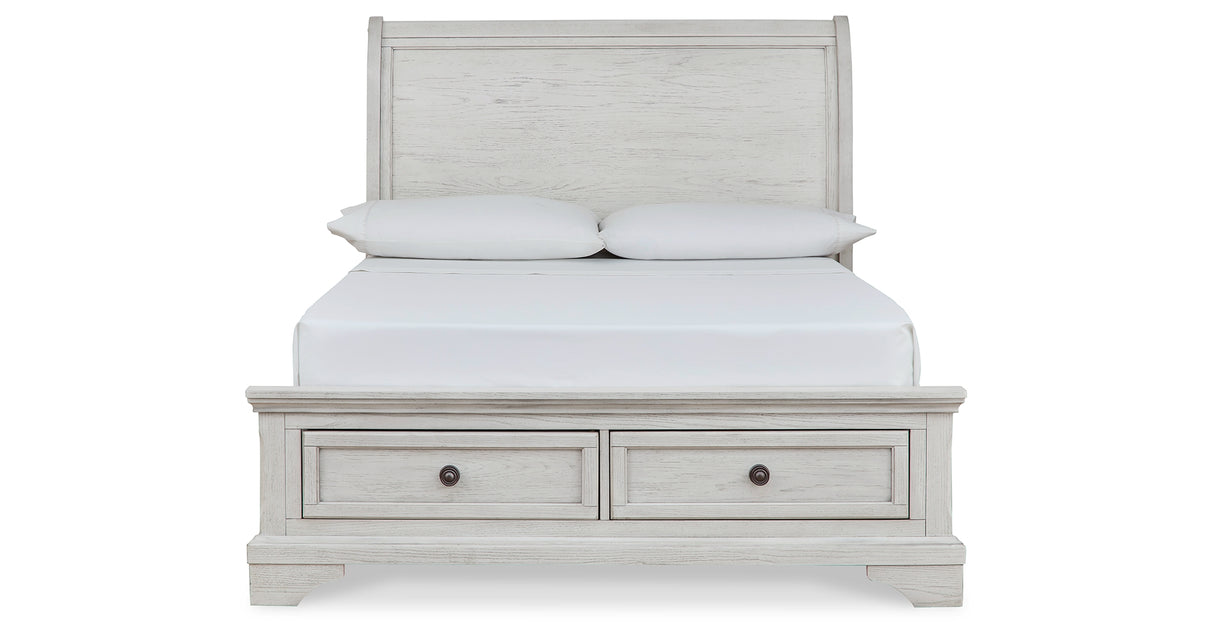 Robbinsdale Full Sleigh Storage Bed, Chest and Nightstand from Ashley - Luna Furniture