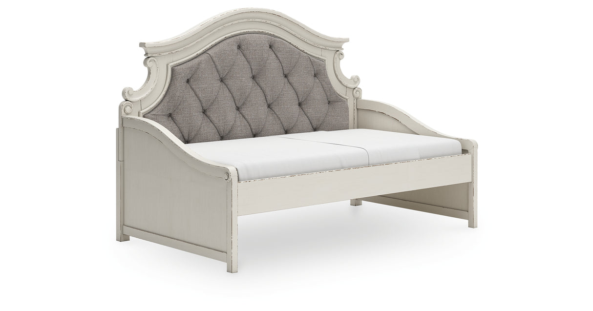 Realyn Chipped White Twin Day Bed from Ashley Furniture - Luna Furniture