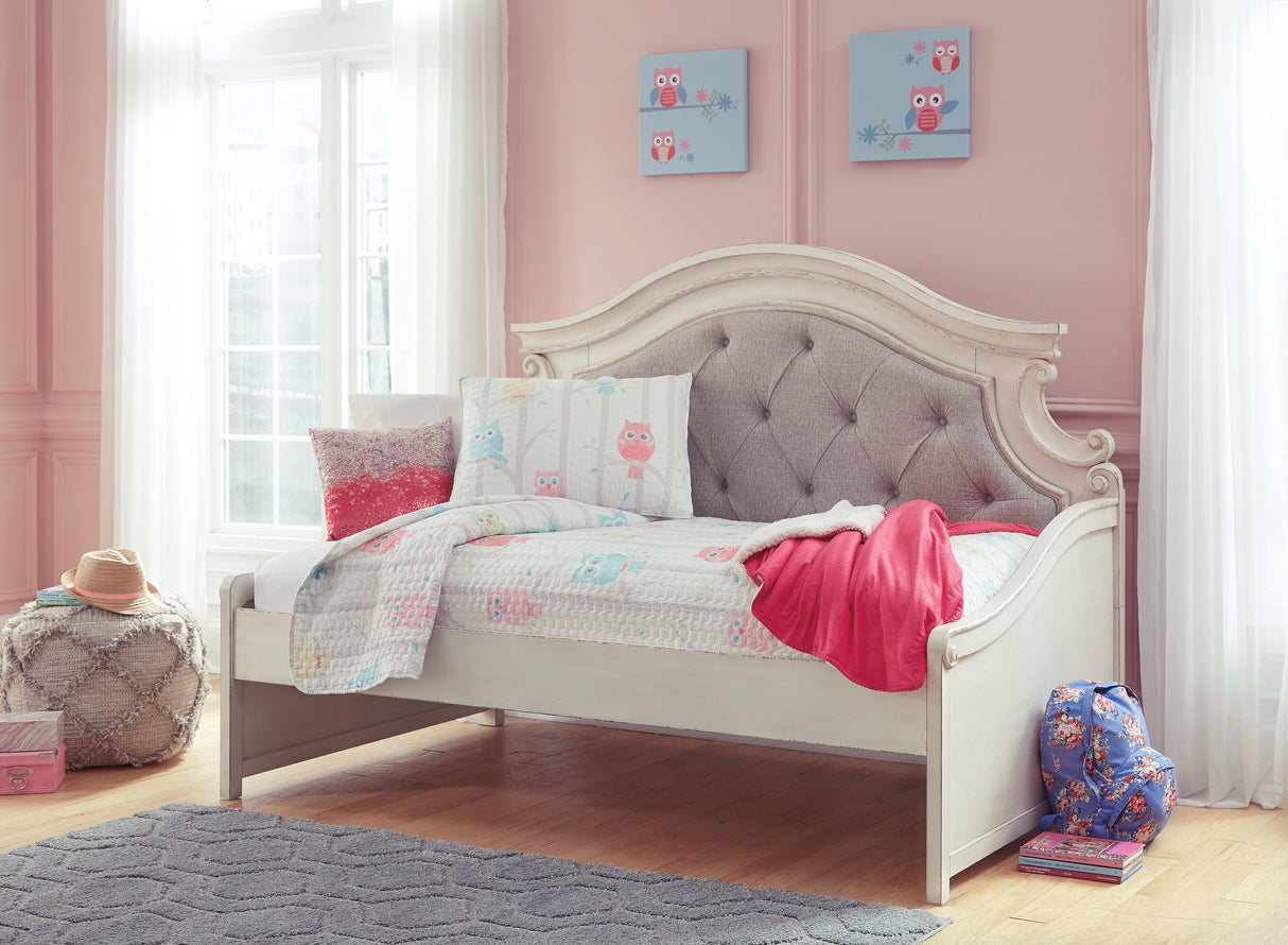 Realyn Chipped White Twin Day Bed from Ashley - Luna Furniture