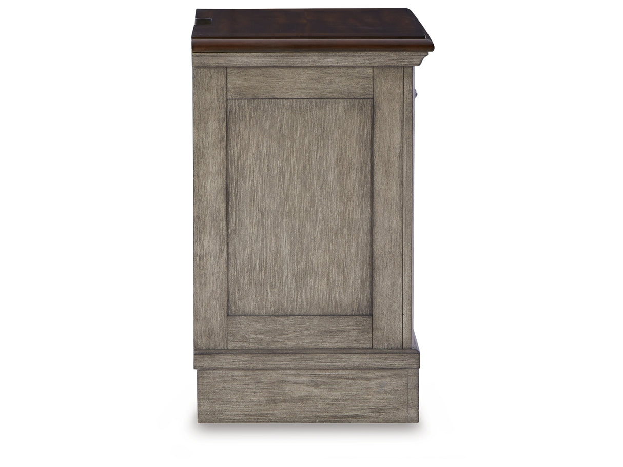 Lodenbay Multi Queen Upholstered Panel Bed, Dresser, Mirror, Chest and 2 Nightstands from Ashley - Luna Furniture