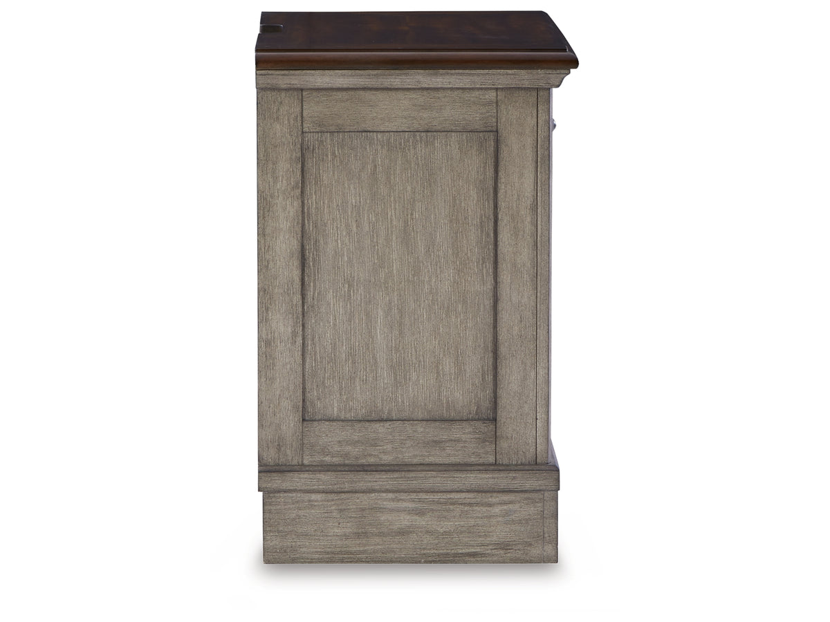 Lodenbay Two-tone Nightstand from Ashley - Luna Furniture