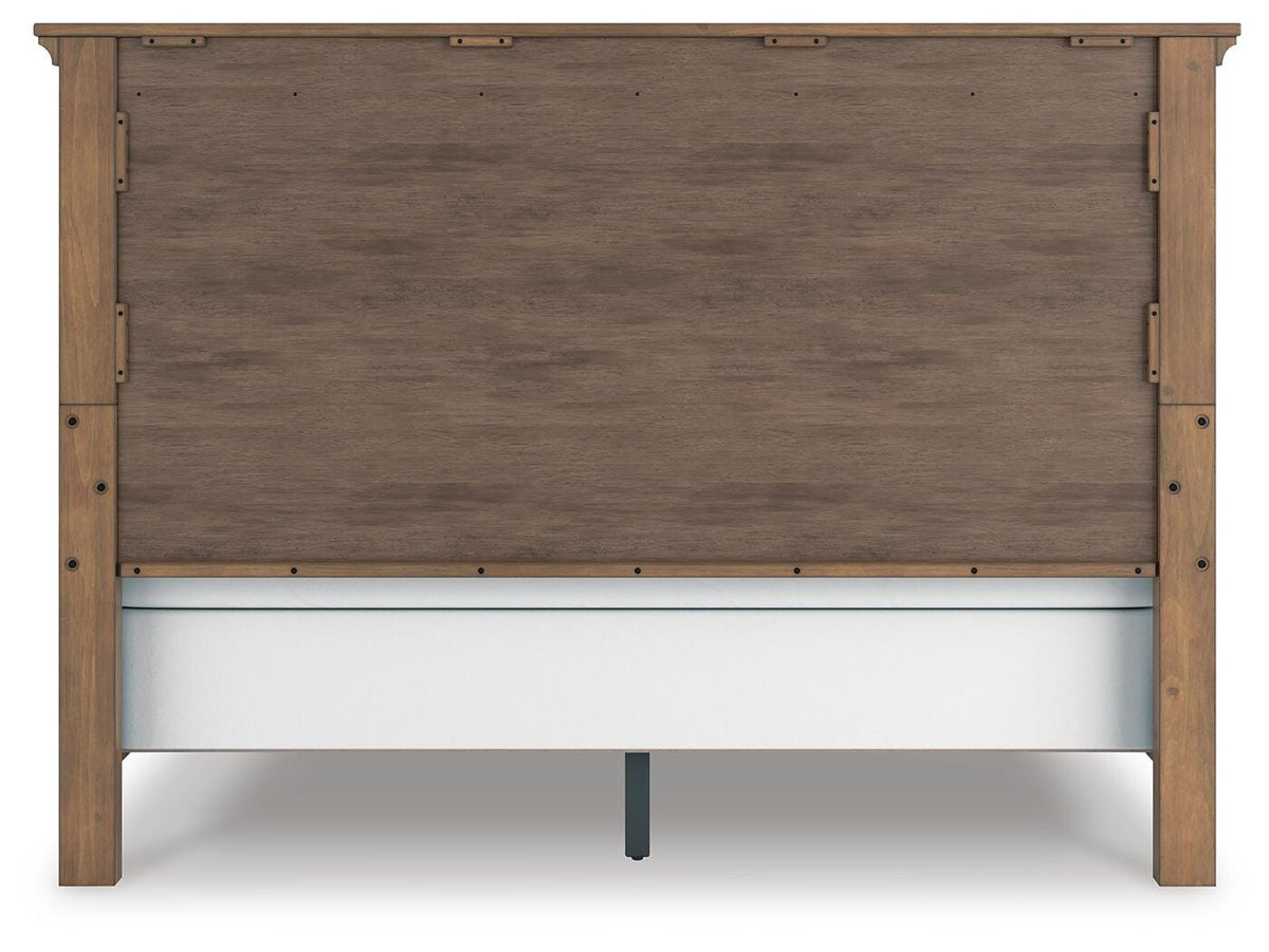 Feddinger King Panel Bed, Dresser, Mirror, Chest and 2 Nightstands from Ashley - Luna Furniture
