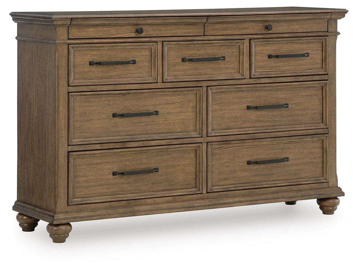 Karallin Medium Brown Dresser from Ashley Furniture - Luna Furniture