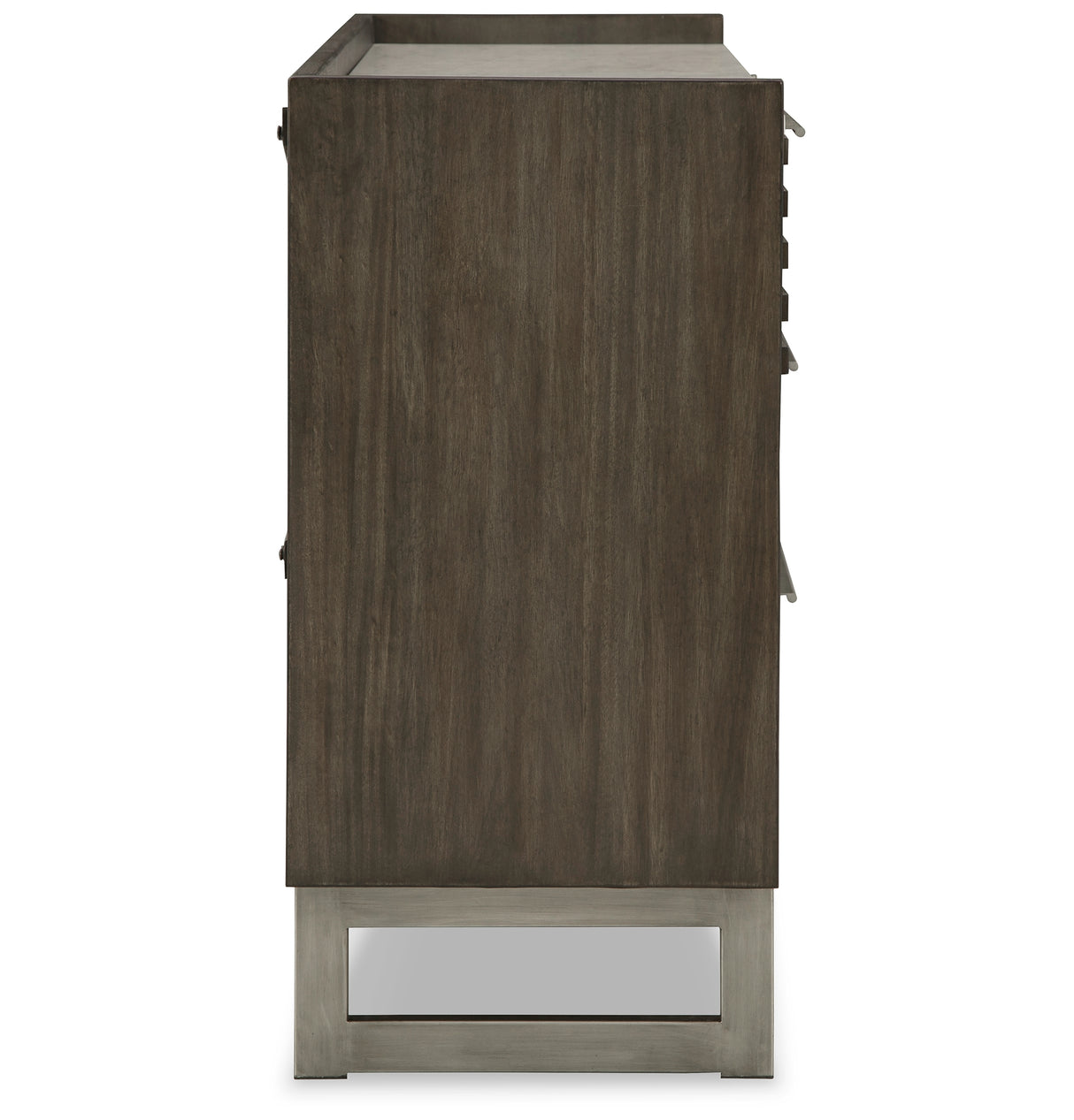 Arkenton King Panel Bed with Dresser in Grayish Brown from Ashley - Luna Furniture