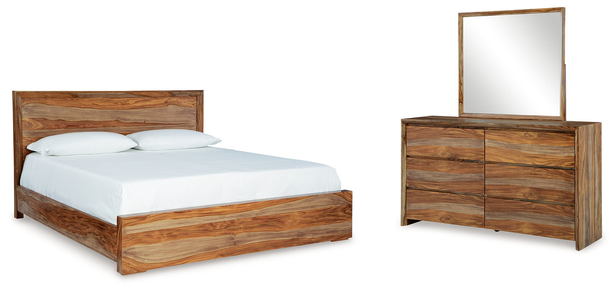 Dressonni Brown Panel Bedroom Set from Ashley Furniture - Luna Furniture