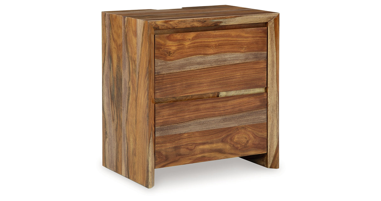 Dressonni Brown Nightstand from Ashley - Luna Furniture