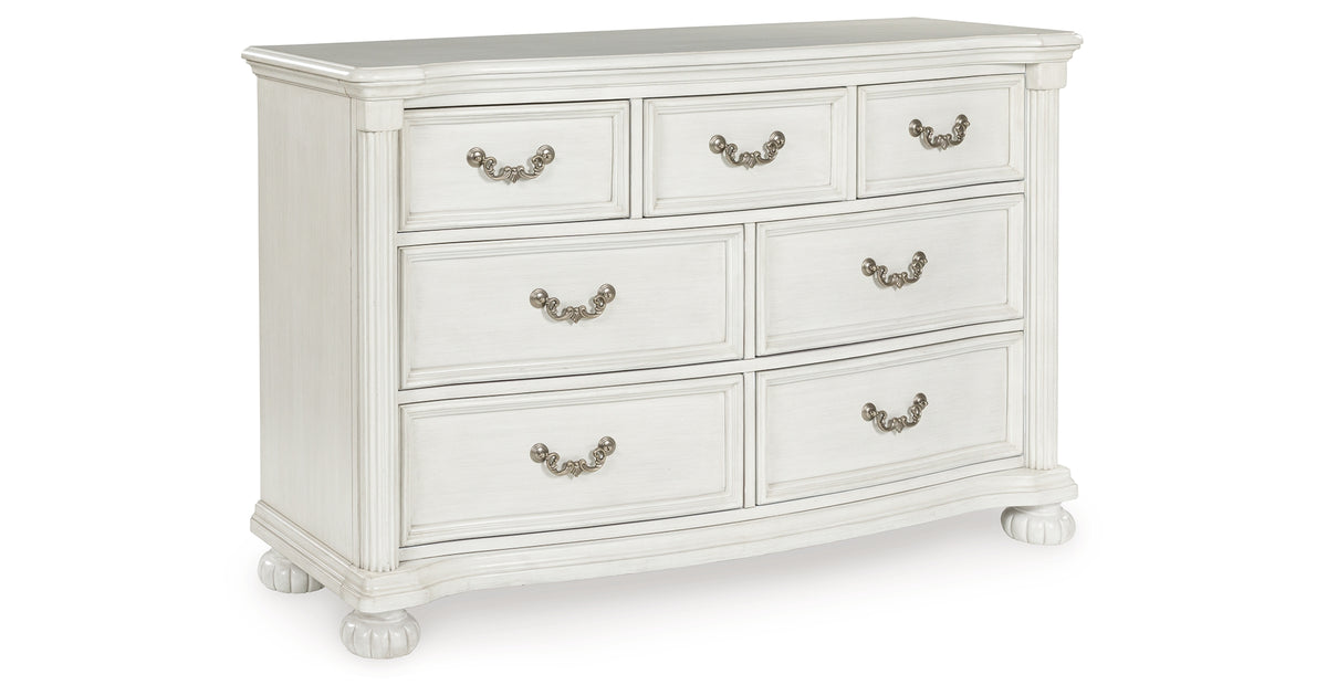 Montelaine Antique White Dresser from Ashley Furniture - Luna Furniture