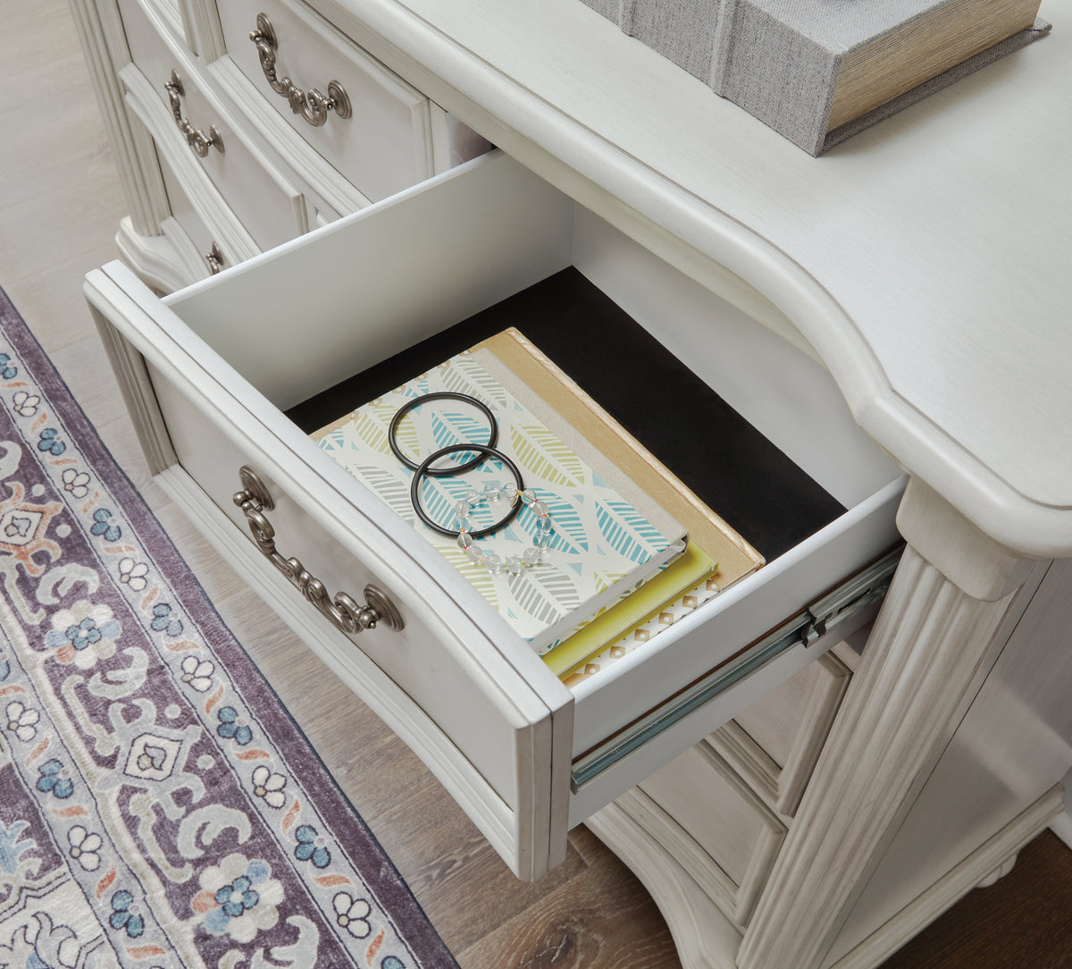 Montelaine Antique White Dresser from Ashley Furniture - Luna Furniture