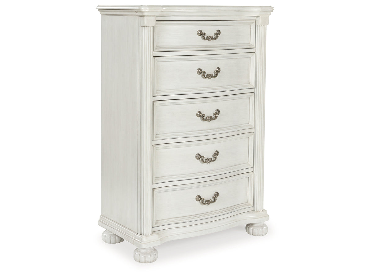 Montelaine Antique White Chest of Drawers from Ashley Furniture - Luna Furniture
