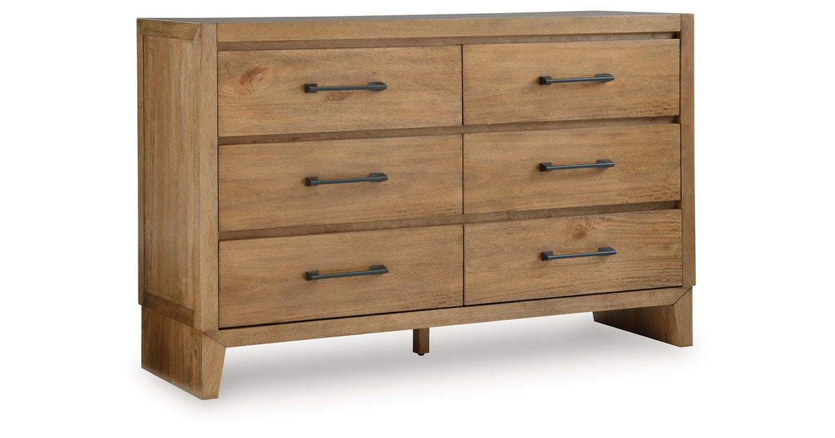 Sherbana Light Brown Dresser from Ashley - Luna Furniture
