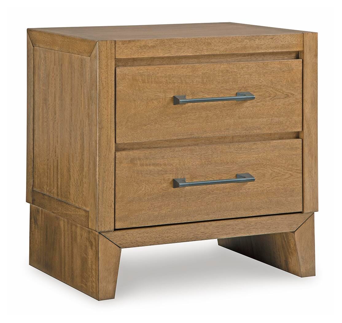 Sherbana Light Brown Nightstand from Ashley - Luna Furniture