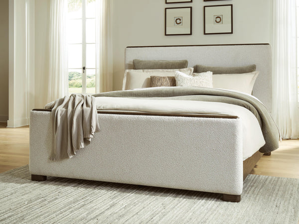 Radkin Burnished Brown King Uphostered Panel Bed