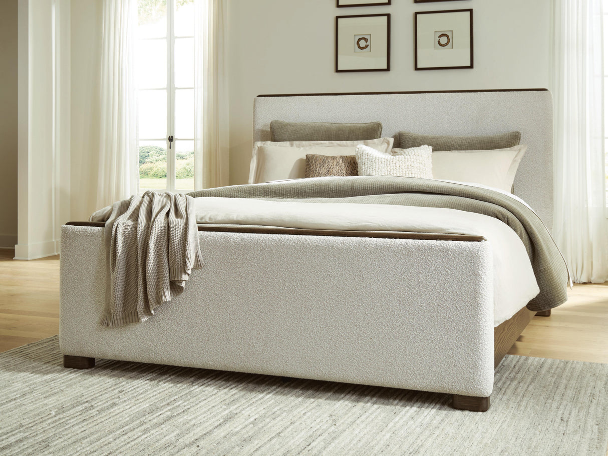 Radkin Burnished Brown California King Uphostered Panel Bed from Ashley - Luna Furniture