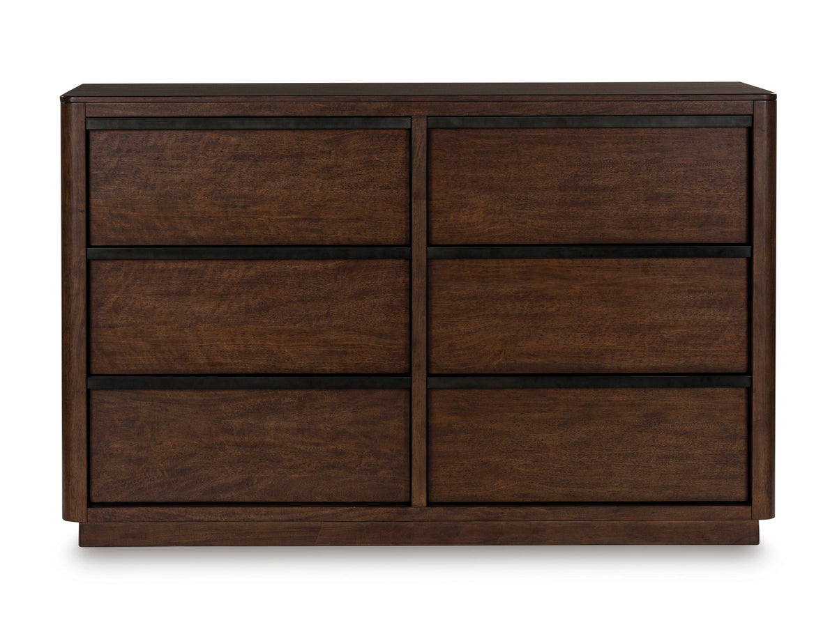 Dilenno Dark Brown Canopy Bedroom Set from Ashley Furniture - Luna Furniture