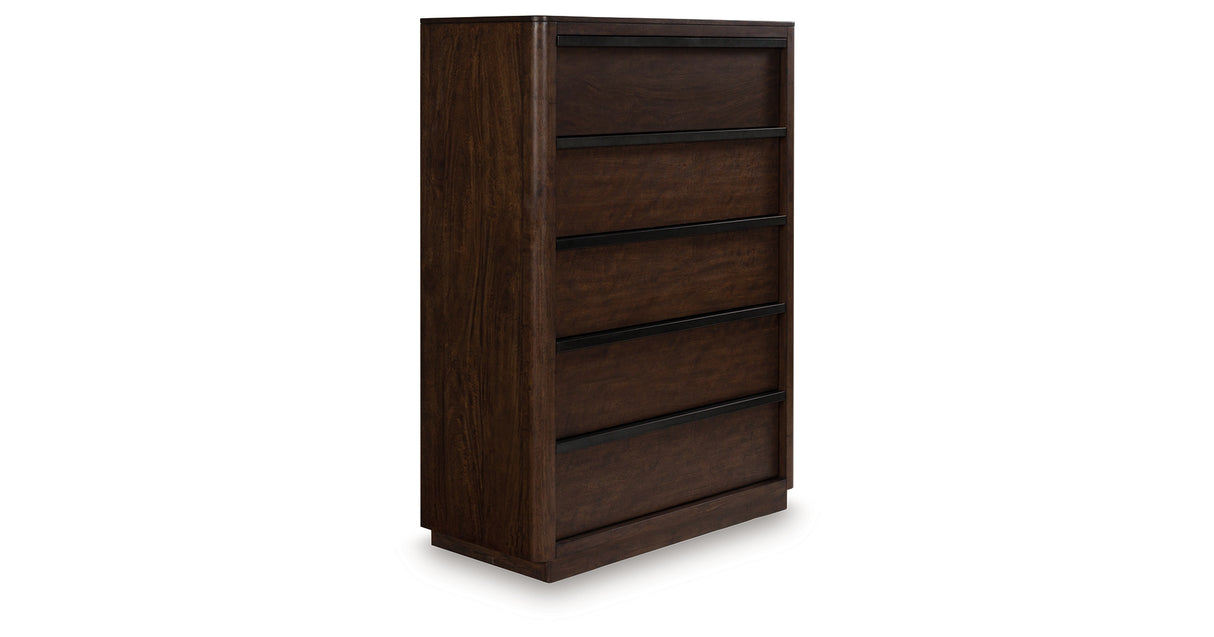 Dilenno Dark Brown Chest of Drawers from Ashley Furniture - Luna Furniture