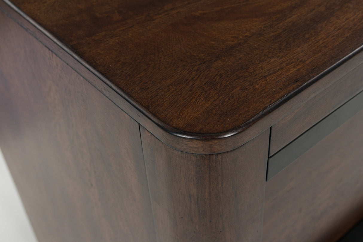 Dilenno Dark Brown Nightstand from Ashley - Luna Furniture