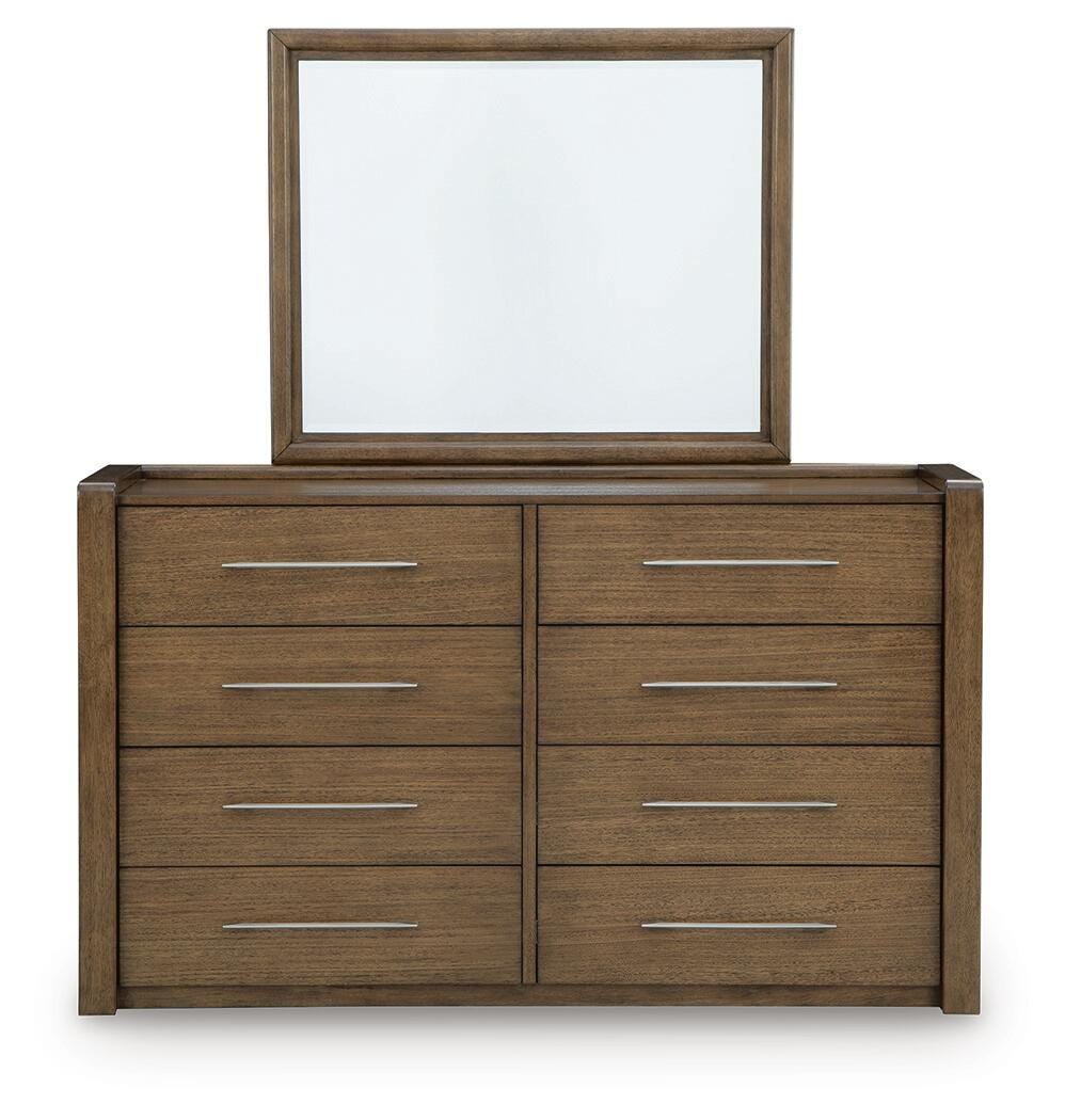 Marxmore Brown Dresser and Mirror from Ashley - Luna Furniture