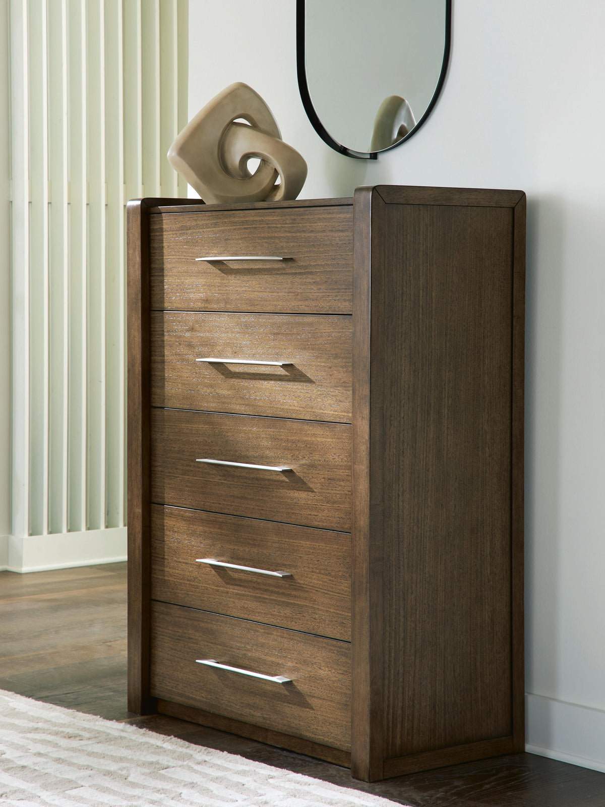 Marxmore Brown Upholstered Storage Panel Bedroom Set from Ashley - Luna Furniture