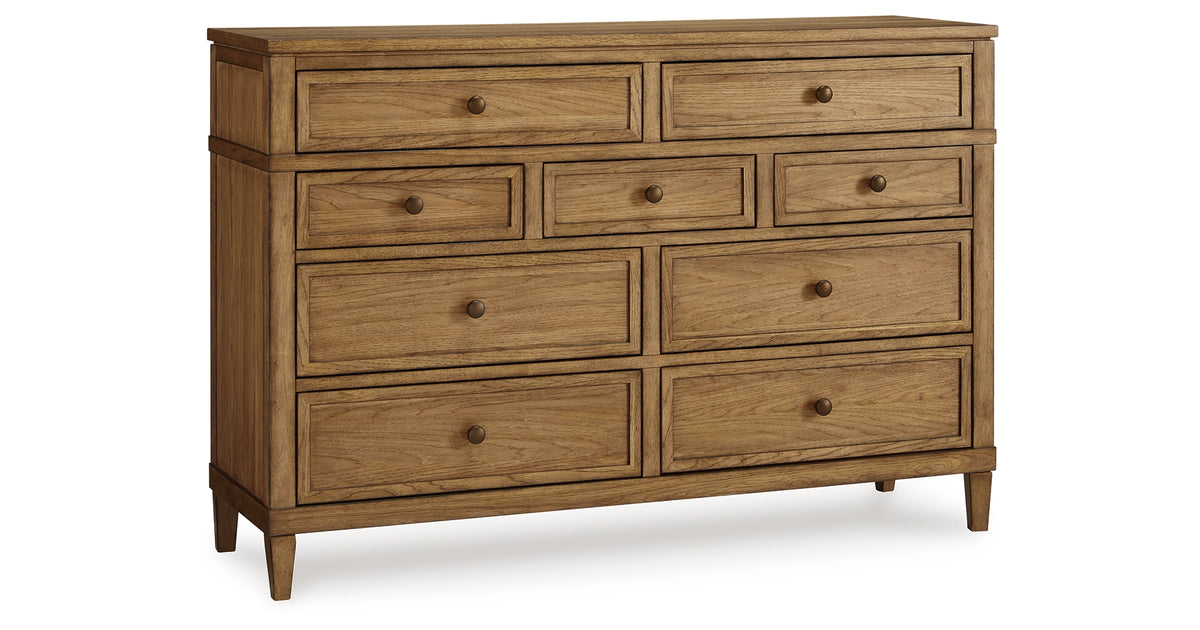 Sharlance Light Brown Dresser from Ashley - Luna Furniture