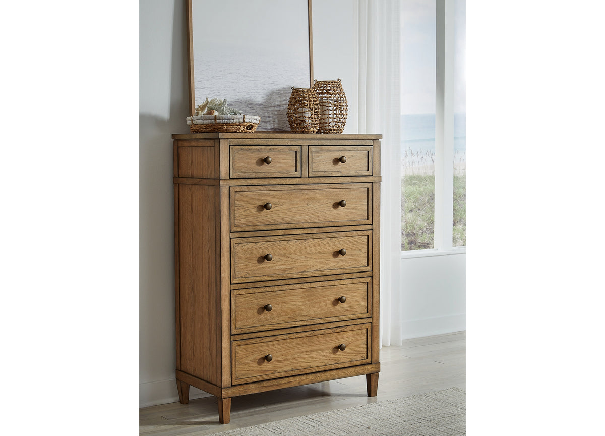 Sharlance Light Brown Chest of Drawers from Ashley Furniture - Luna Furniture