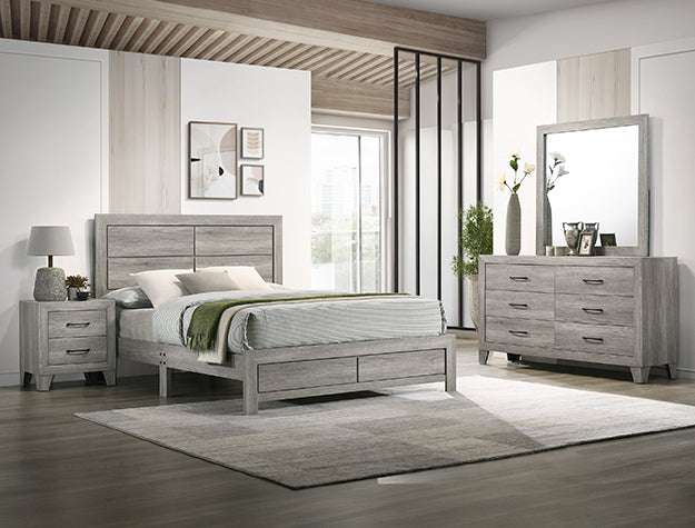 Hopkins Driftwood Full Platform Bed from Crown Mark - Luna Furniture