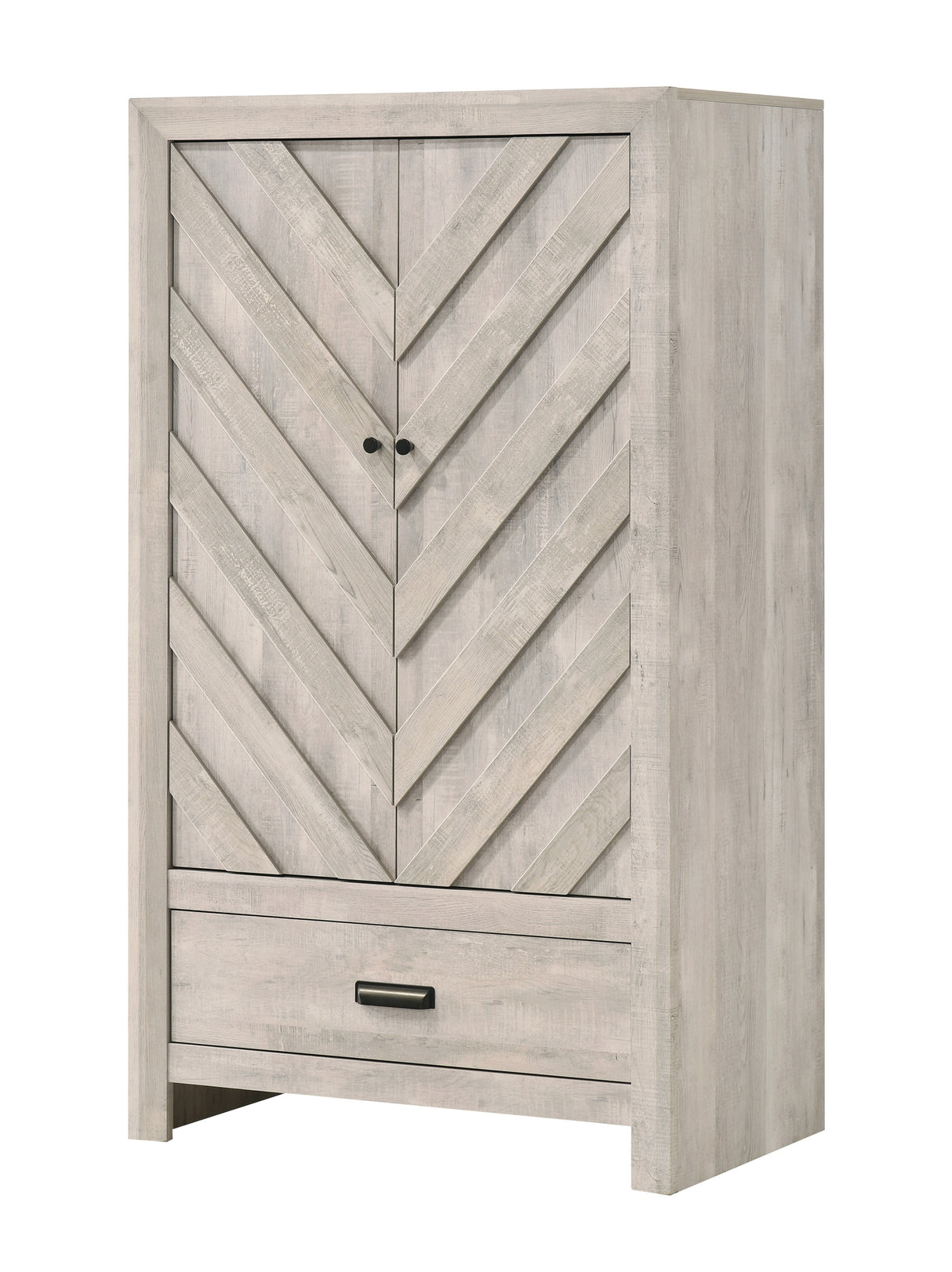 Valor Antique White Armoire from Crown Mark - Luna Furniture