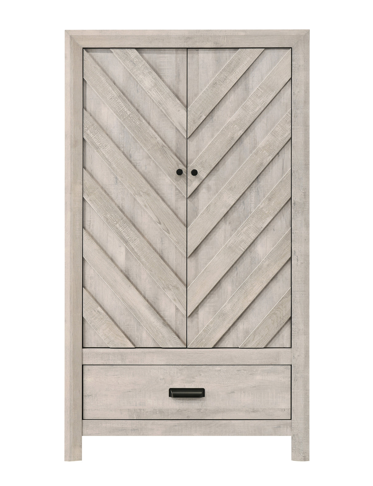 Valor Antique White Armoire from Crown Mark - Luna Furniture