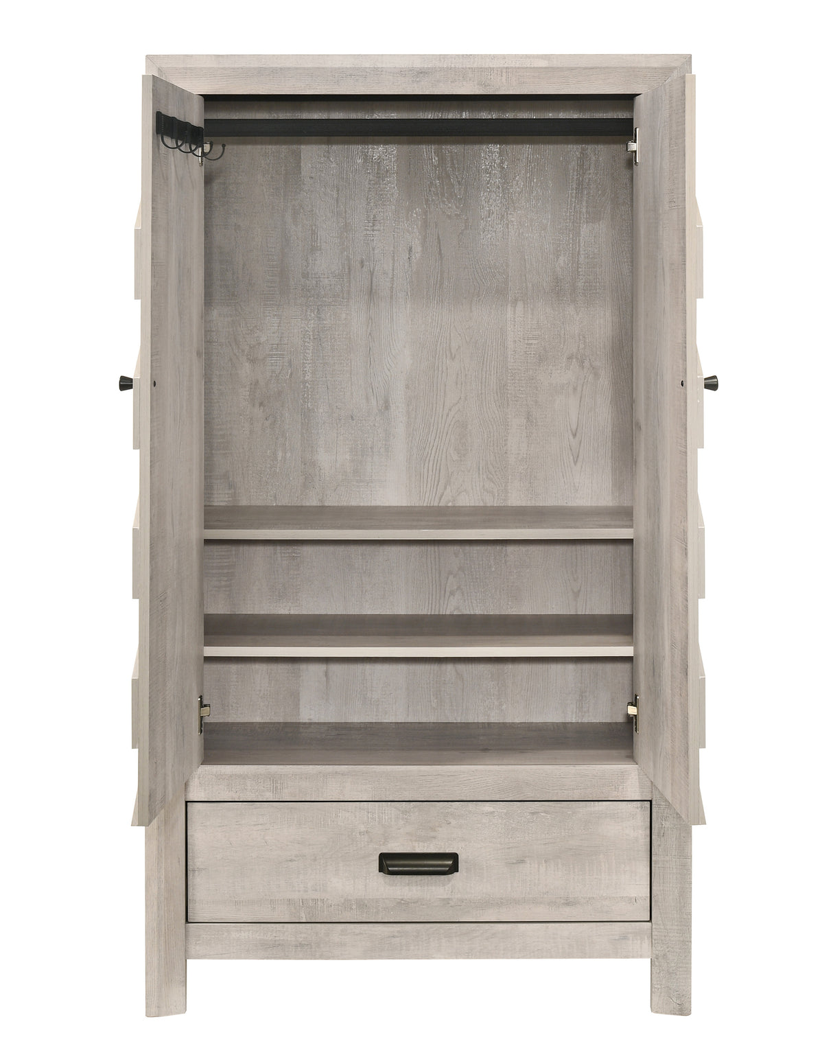 Valor Antique White Armoire from Crown Mark - Luna Furniture