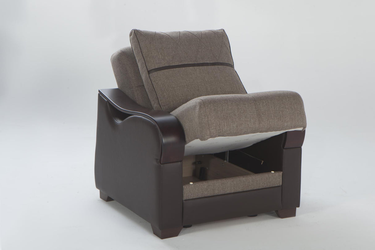 Bennett Redeyef Brown Loveseat from Bellona - Luna Furniture
