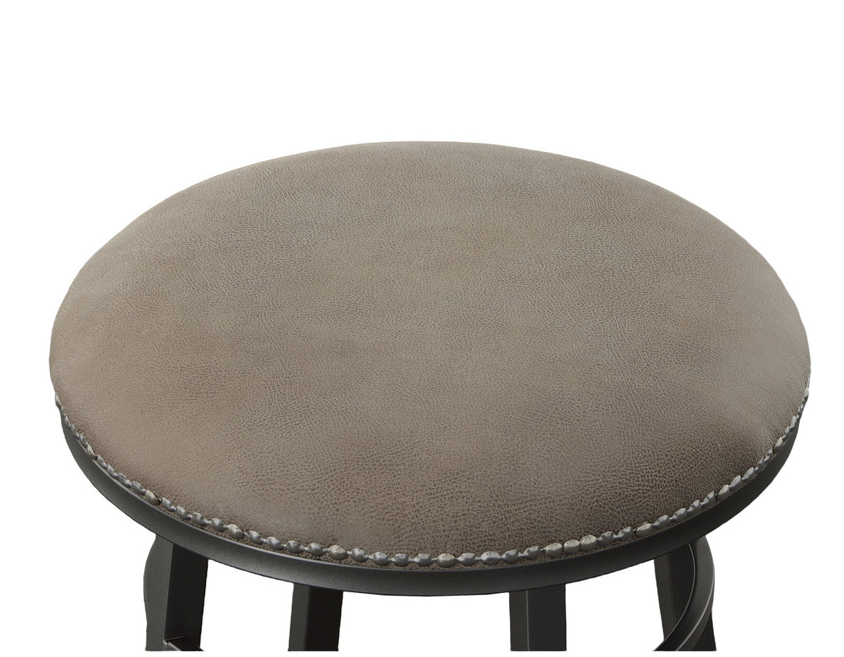 Bali 30″ Backless Bar Stool, Swivel, Gray from Steve Silver - Luna Furniture