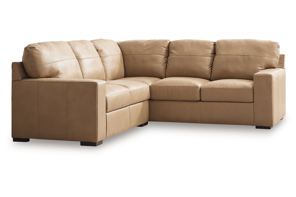 Bandon Toffee 2-Piece Sectional from Ashley Furniture - Luna Furniture