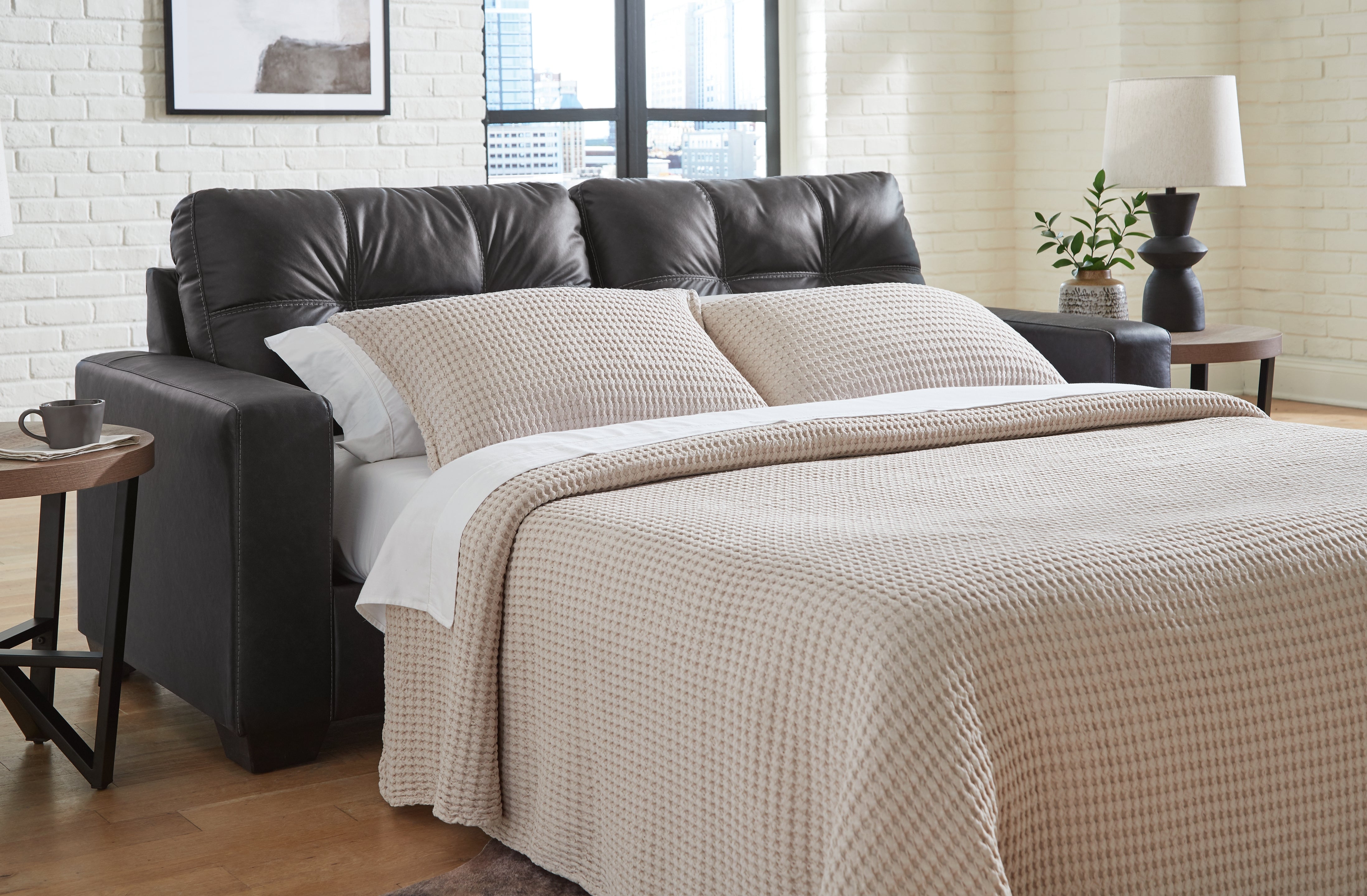 Barlin Mills Carbon Queen Sofa Sleeper – Luna Furniture