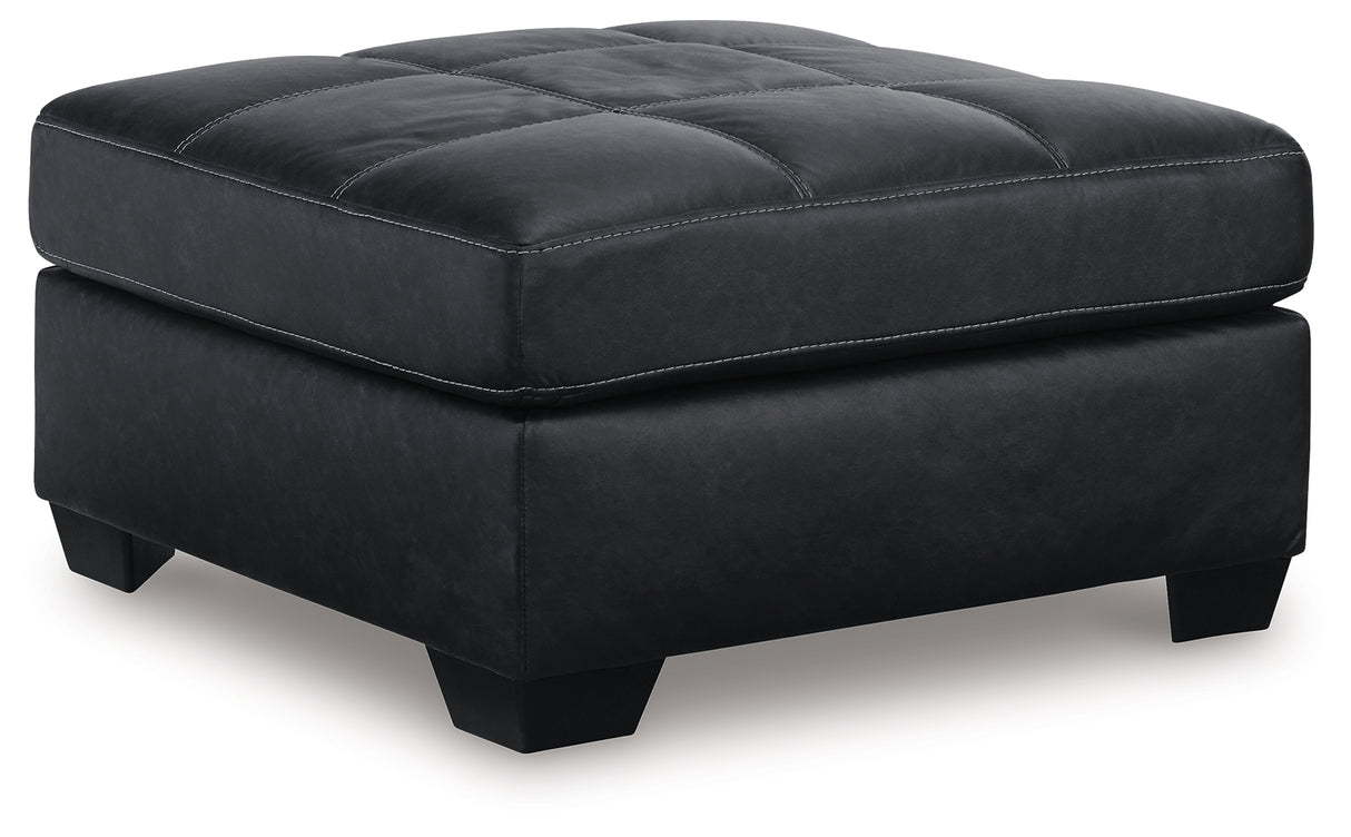 Barlin Mills Loveseat and Oversized Ottoman from Ashley - Luna Furniture