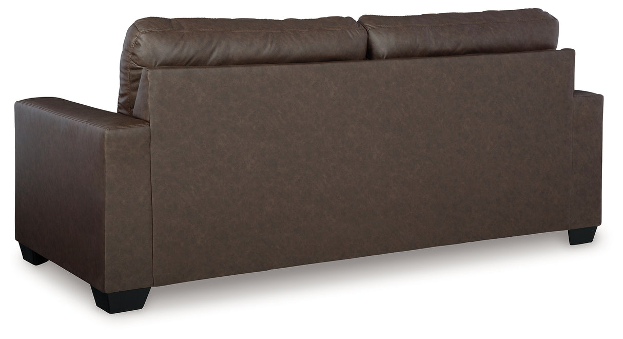 Barlin Mills Sofa, Loveseat and Recliner in Umber from Ashley Furniture - Luna Furniture