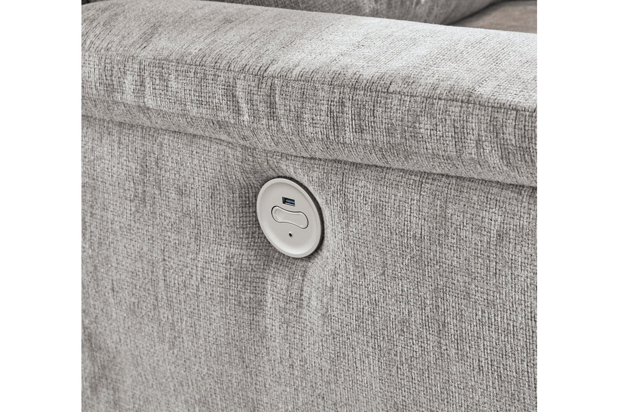 Barnsana Ash Power Reclining Sofa, Loveseat and Recliner from Ashley - Luna Furniture