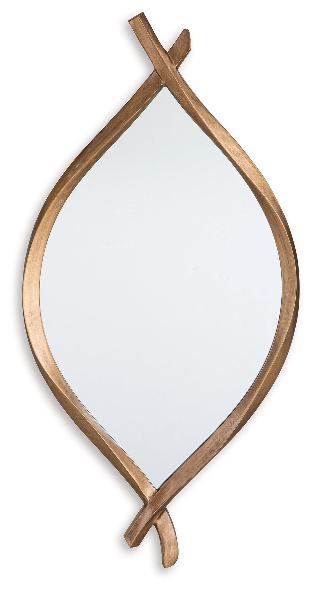 Bartner Antique Gold Finish Accent Mirror from Ashley - Luna Furniture