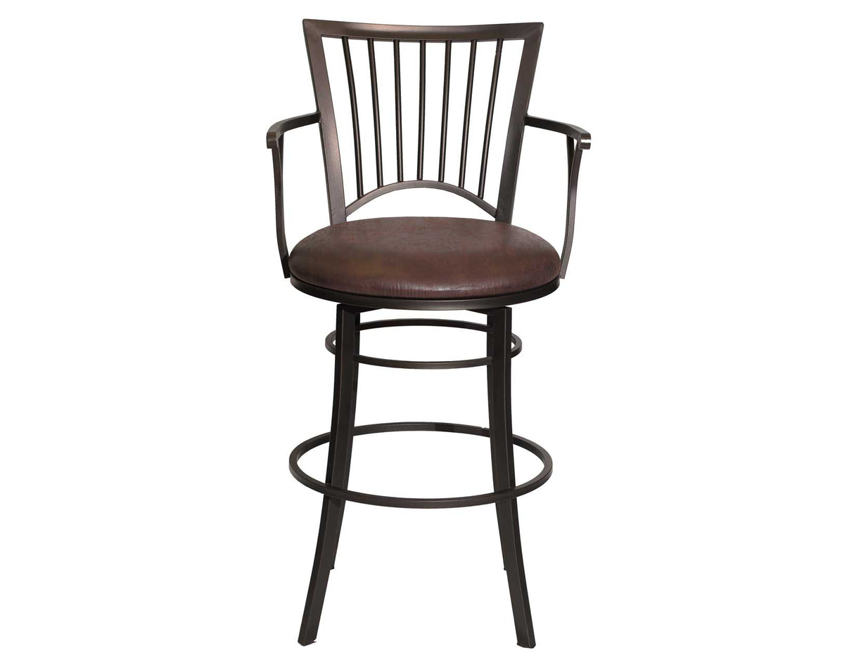 Bayview 24″ Counter Stool, Swivel from Steve Silver - Luna Furniture