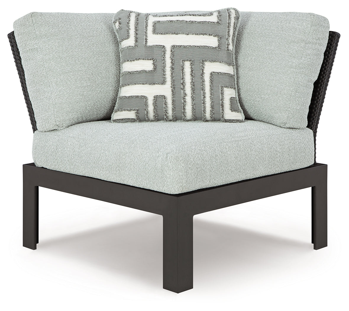 Beachloft Black/Gray 5-Piece Outdoor Sectional from Ashley - Luna Furniture