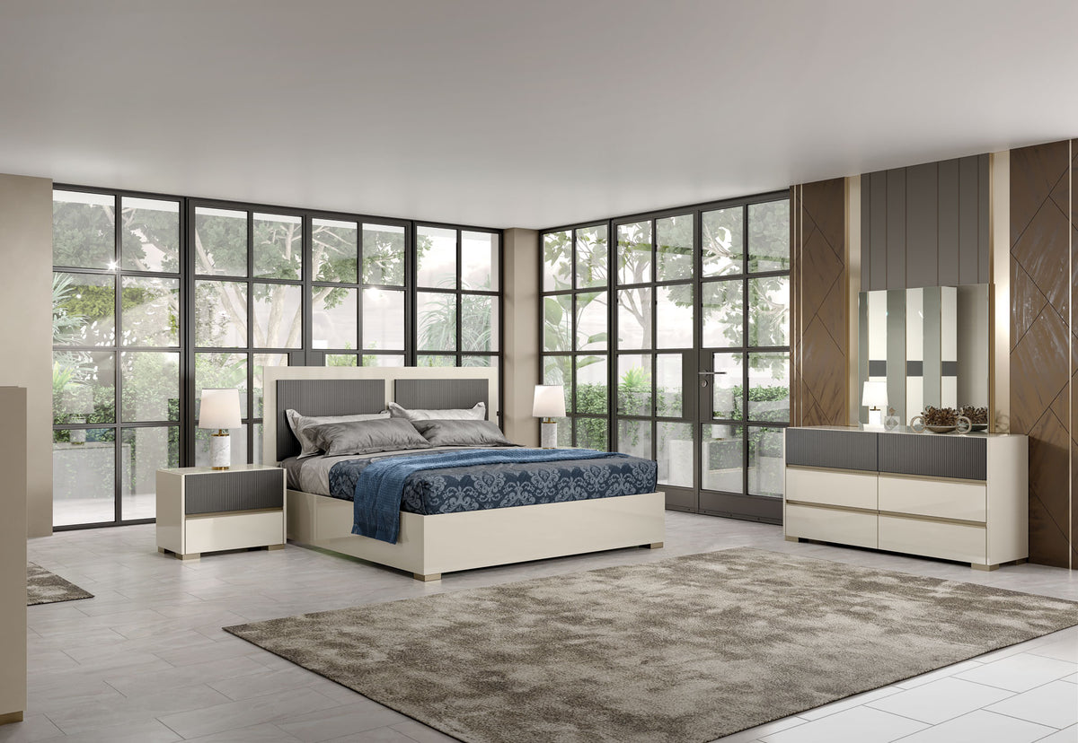 Alfa Champagne Mirror from ESF Furniture - Luna Furniture
