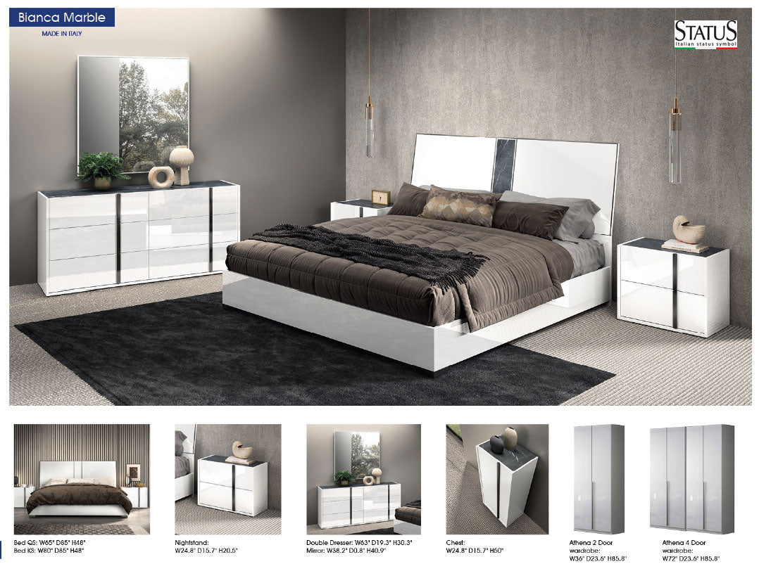 Bianca White Mirror from ESF Furniture - Luna Furniture