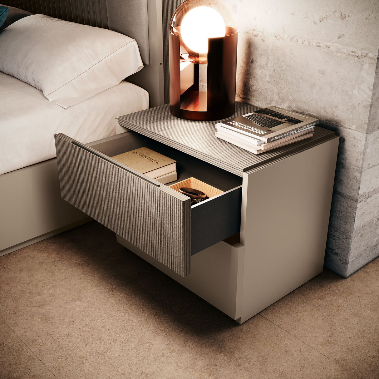 Camel Essenza mirror from ESF Furniture - Luna Furniture