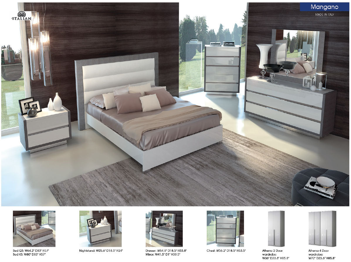 Athena 4 Door Wardrobe from ESF Furniture - Luna Furniture