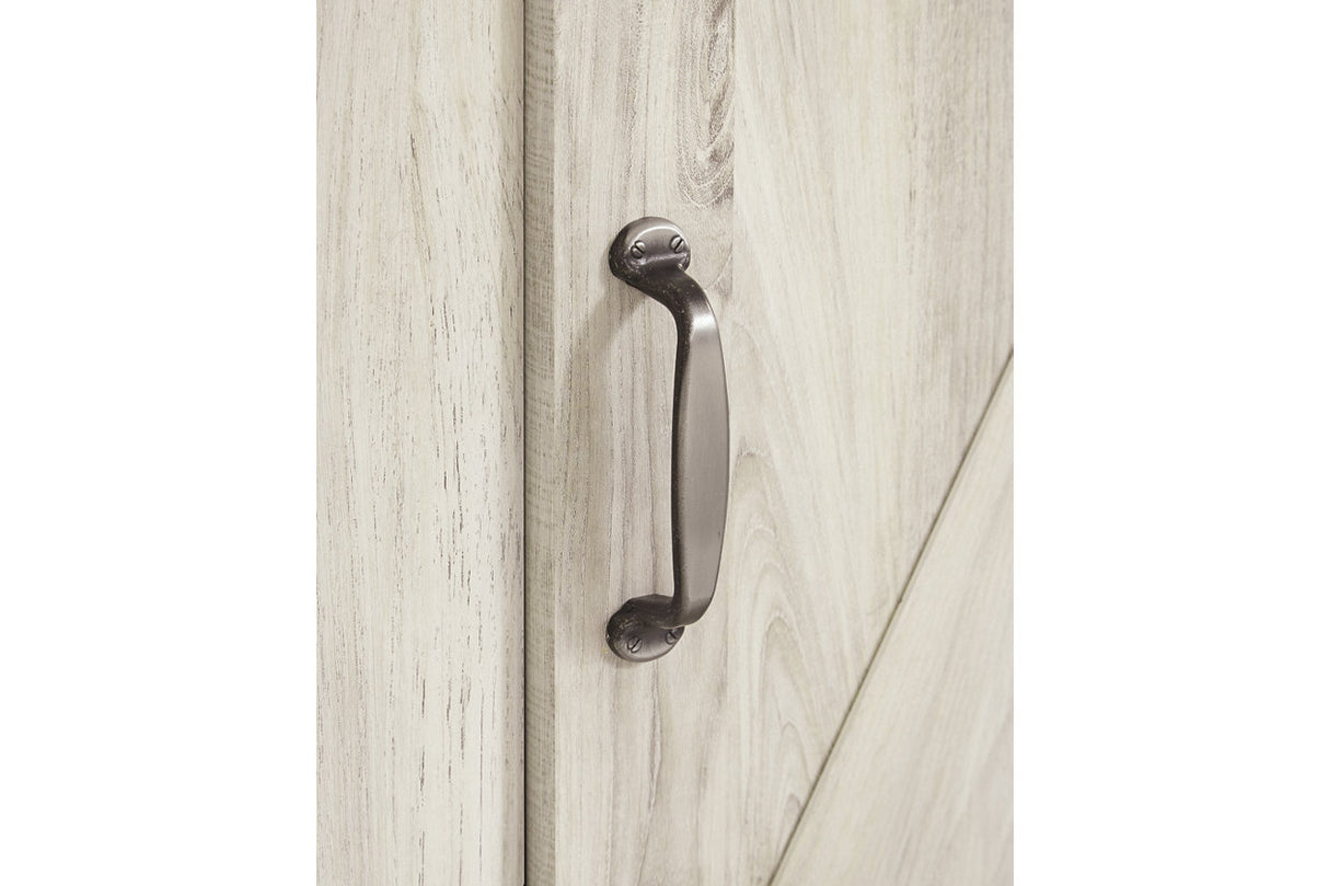 Bellaby Whitewash 4-Piece Entertainment Center from Ashley - Luna Furniture